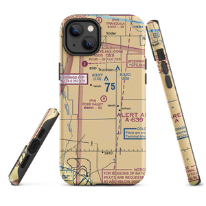 Foxx Valley Airport (0CD2) VFR Sectional  Tough iPhone Case