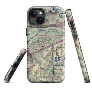 Franconia Airport (1B5) VFR Sectional  Tough iPhone Case