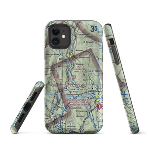 Frank D. Comerford Airport (NH39) VFR Sectional  Tough iPhone Case