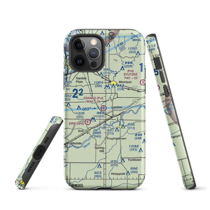 Frank's Flying Service Airport (4IL5) VFR Sectional  Tough iPhone Case
