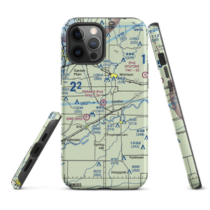 Frank's Flying Service Airport (4IL5) VFR Sectional  Tough iPhone Case