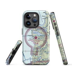 Frankfort Dow Memorial Field (FKS) VFR Sectional  Tough iPhone Case