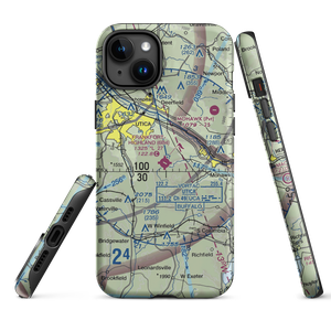 Frankfort-Highland Airport (6B4) VFR Sectional  Tough iPhone Case