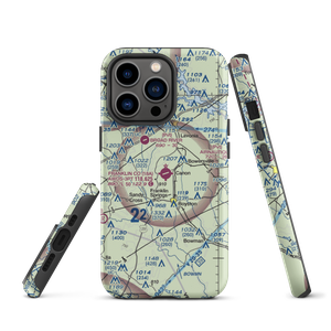 Franklin County Airport (18A) VFR Sectional  Tough iPhone Case