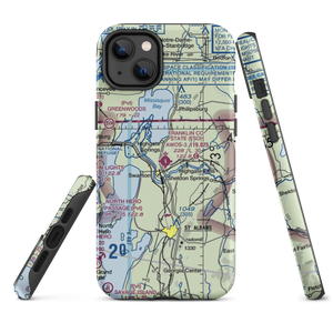 Franklin County State Airport (FSO) VFR Sectional  Tough iPhone Case