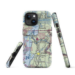 Franklin County State Airport (FSO) VFR Sectional  Tough iPhone Case