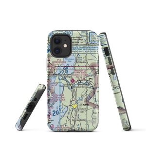 Franklin County State Airport (FSO) VFR Sectional  Tough iPhone Case