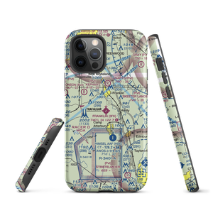 Franklin Flying Field (3FK) VFR Sectional  Tough iPhone Case