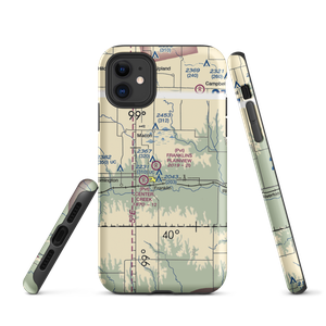 Franklin's Plainview Airport (8NE6) VFR Sectional  Tough iPhone Case