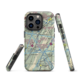 Franwood Farms Inc. Airport (9VA4) VFR Sectional  Tough iPhone Case