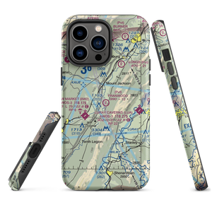 Franwood Farms Inc. Airport (9VA4) VFR Sectional  Tough iPhone Case