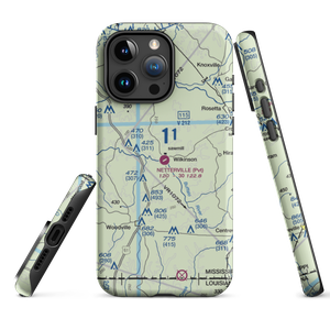 Fred Netterville Lbr Co Wilkinson Commnty Airport (MS57) VFR Sectional  Tough iPhone Case