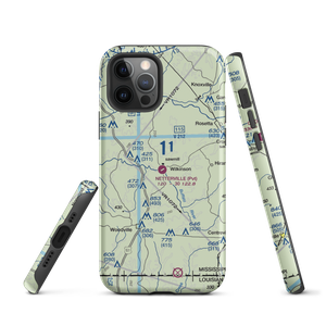 Fred Netterville Lbr Co Wilkinson Commnty Airport (MS57) VFR Sectional  Tough iPhone Case