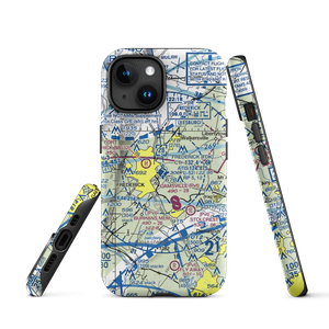 Frederick Municipal Airport (FDK) VFR Sectional  Tough iPhone Case