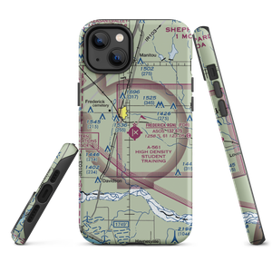 Frederick Regional Airport (FDR) VFR Sectional  Tough iPhone Case