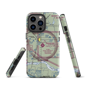 Frederick Regional Airport (FDR) VFR Sectional  Tough iPhone Case