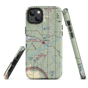 Freedom Municipal Airport (K77) VFR Sectional  Tough iPhone Case