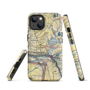 Freeman Creek Airport (34ID) VFR Sectional  Tough iPhone Case