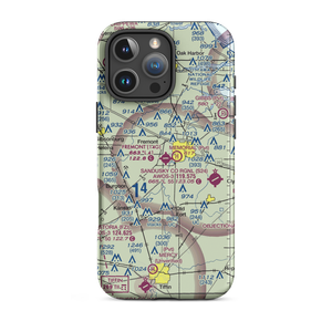 Fremont Airport (14G) VFR Sectional  Tough iPhone Case