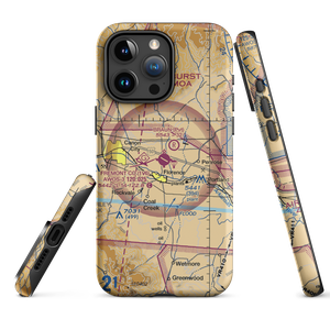 Fremont County Airport (1V6) VFR Sectional  Tough iPhone Case