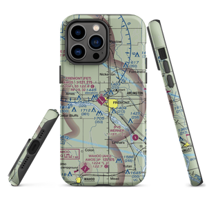 Fremont Municipal Airport (FET) VFR Sectional  Tough iPhone Case