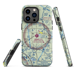 Fremont Municipal Airport (FFX) VFR Sectional  Tough iPhone Case