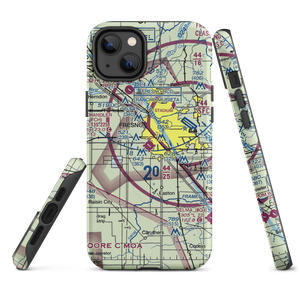 Fresno Chandler Executive Airport (FCH) VFR Sectional  Tough iPhone Case