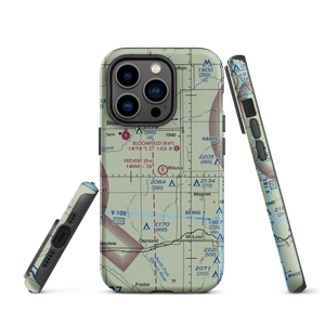 Frevert Airstrip (36NE) VFR Sectional  Tough iPhone Case