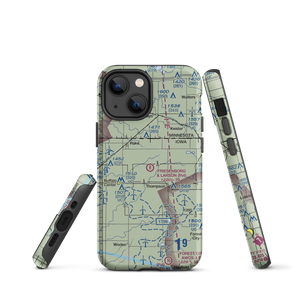 Friesenborg & Larson Airport (IA70) VFR Sectional  Tough iPhone Case