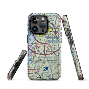 Frogs End Airport (42VT) VFR Sectional  Tough iPhone Case