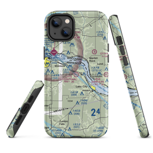 Frontenac Airport (MY50) VFR Sectional  Tough iPhone Case