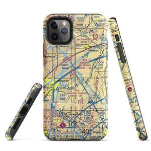 Frontier Airstrip (US-0076) VFR Sectional  Tough iPhone Case