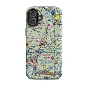 Ft Devens Moore Army Air Field (AYE) VFR Sectional  Tough iPhone Case