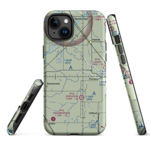 Fugleberg Farm Airport (6ND6) VFR Sectional  Tough iPhone Case