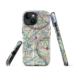 Full Throttle Farm Airport (23DE) VFR Sectional  Tough iPhone Case