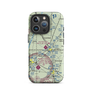 Fulton Airport (1M7) VFR Sectional  Tough iPhone Case