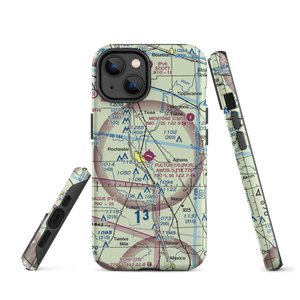 Fulton County Airport (RCR) VFR Sectional  Tough iPhone Case