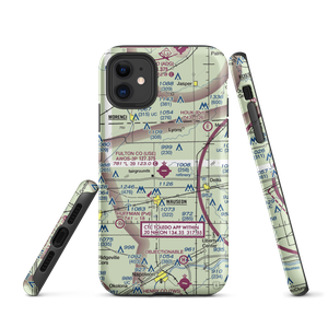 Fulton County Airport (USE) VFR Sectional  Tough iPhone Case