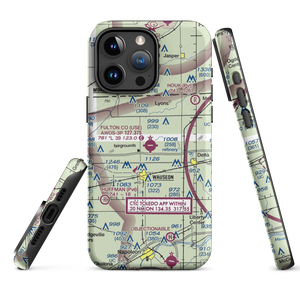 Fulton County Airport (USE) VFR Sectional  Tough iPhone Case