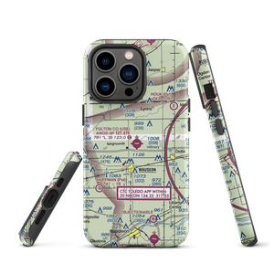 Fulton County Airport (USE) VFR Sectional  Tough iPhone Case