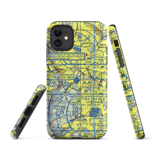 Fulton County Airport Brown Field (FTY) VFR Sectional  Tough iPhone Case