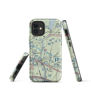 Fulton-Itawamba County Airport (11M) VFR Sectional  Tough iPhone Case