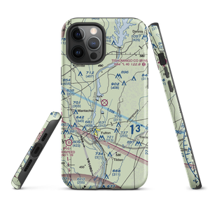 Fulton-Itawamba County Airport (11M) VFR Sectional  Tough iPhone Case