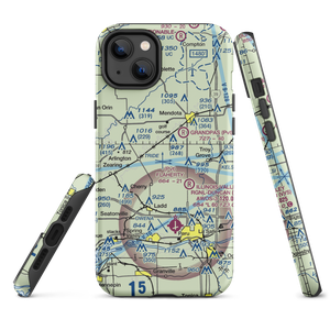 Funfsinn Airport (IL13) VFR Sectional  Tough iPhone Case