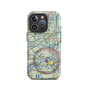 Funfsinn Airport (IL13) VFR Sectional  Tough iPhone Case