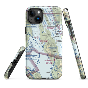 Funter Bay Seaplane Base (FNR) VFR Sectional  Tough iPhone Case