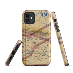 G Bar F Ranch Airport (NM84) VFR Sectional  Tough iPhone Case