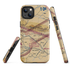 G Bar F Ranch Airport (NM84) VFR Sectional  Tough iPhone Case