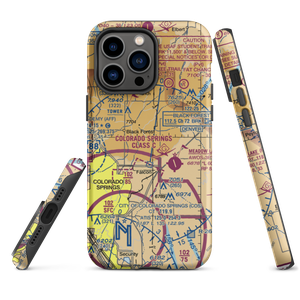 G W Flanders Ranch Strip (CO54) VFR Sectional  Tough iPhone Case
