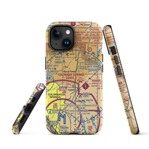 G W Flanders Ranch Strip (CO54) VFR Sectional  Tough iPhone Case